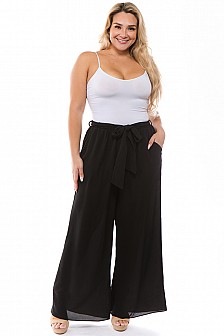 PANTS W/ BELT. LINED